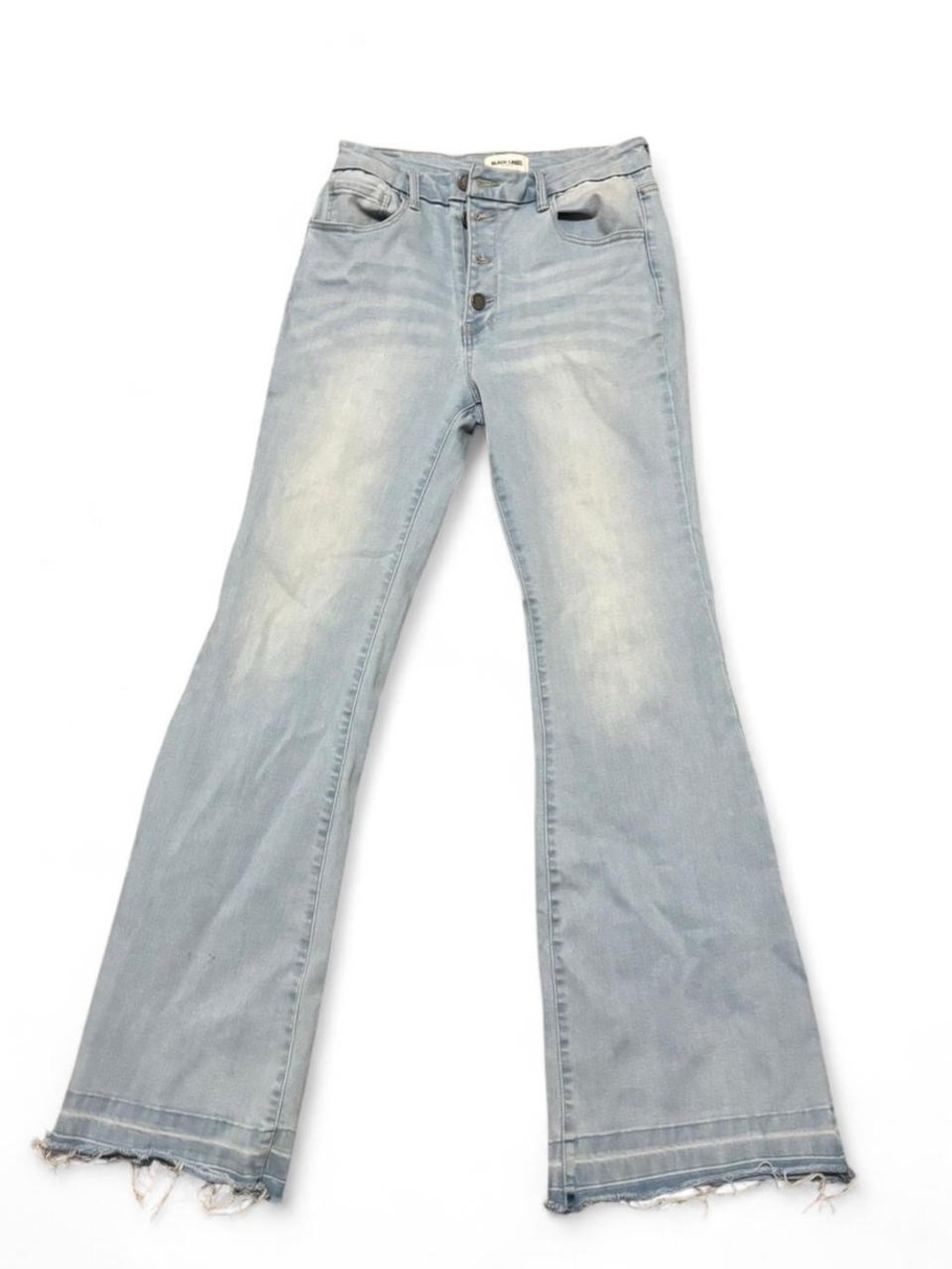 Black Label Light Blue High-Rise Flare Jeans